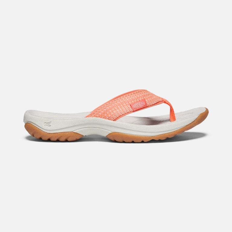 Keen Kona II Flip Flops - Women's Coral Sandals